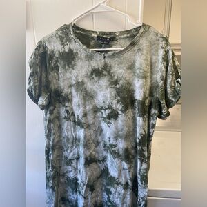 Sanctuary tie-dye T-shirt, dress Green Tie-Dye Women's size XL